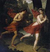 Robert Bateman Pauline as Daphne Fleeing from Apollo oil painting
